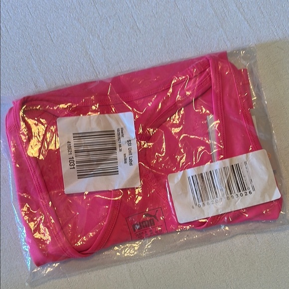 Puma Pink Fitted Tank Top - Picture 6 of 6